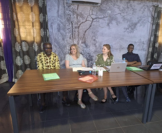 Attendees at the workshop included Anna Wickenden (Liverpool School of Tropical Medicine), Ashley Preston (Unlimit Health) and Karsor K. Kollie (Effect Hope)